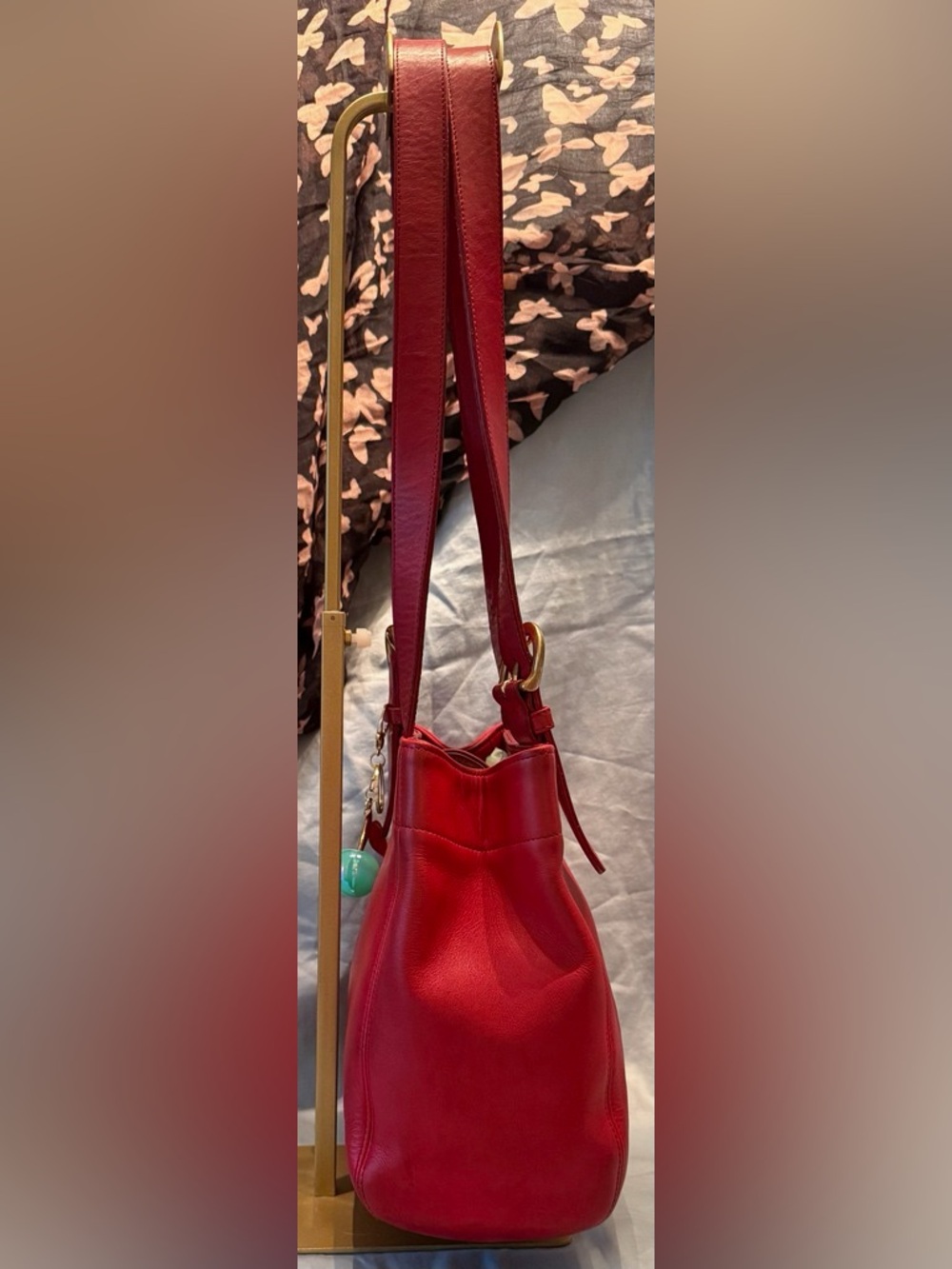 Coach Vintage Waverly Soho Buckle Bag with Cherry Charm - Picture 3 of 12